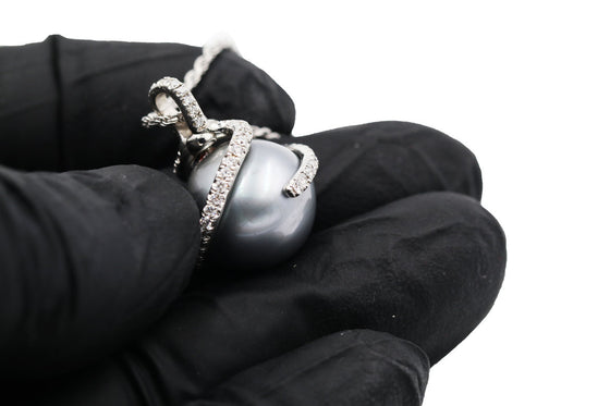 South Sea Pearl Diamond Pendant