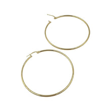  4.6g Gold Hoop 2" Earrings