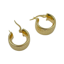  2.6g Gold Hoop Thick Earrings