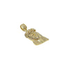 14K Diamond Jesus Head Pendant 1.73 cttw