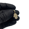 14K Diamond Small Hamsa Hand Pendant 0.59 cttw