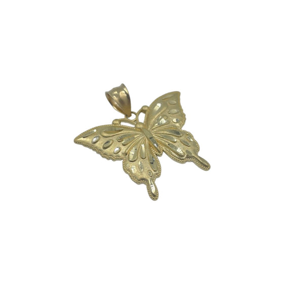 10K Small Butterfly Pendant 1.9g