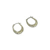 10K Spiral U-Hoops Earrings