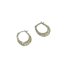  10K Spiral U-Hoops Earrings