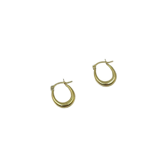 U-Hoops Earrings 10kt YG 0.5gr 0.3" 2.75mm ER00456