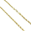 Diamond Cut Rope Chain 10kt YG 23.2g 24 inch 3.5mm CH0001115