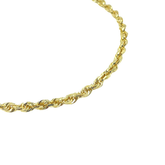 10K Yellow Gold Rope Chain 13.7g 3.00mm