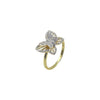 10K Butterfly Ring 0.35cttw