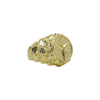 10K Yellow Gold Benz Nugget Ring